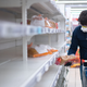 The return of the empty grocery shelf